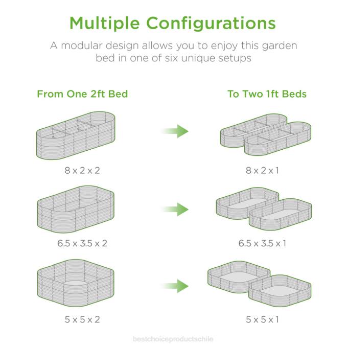 césped y jardín | Best Choice Products Cama de jardín elevada de metal, jardinera ovalada para exteriores para verduras carbón08BN993