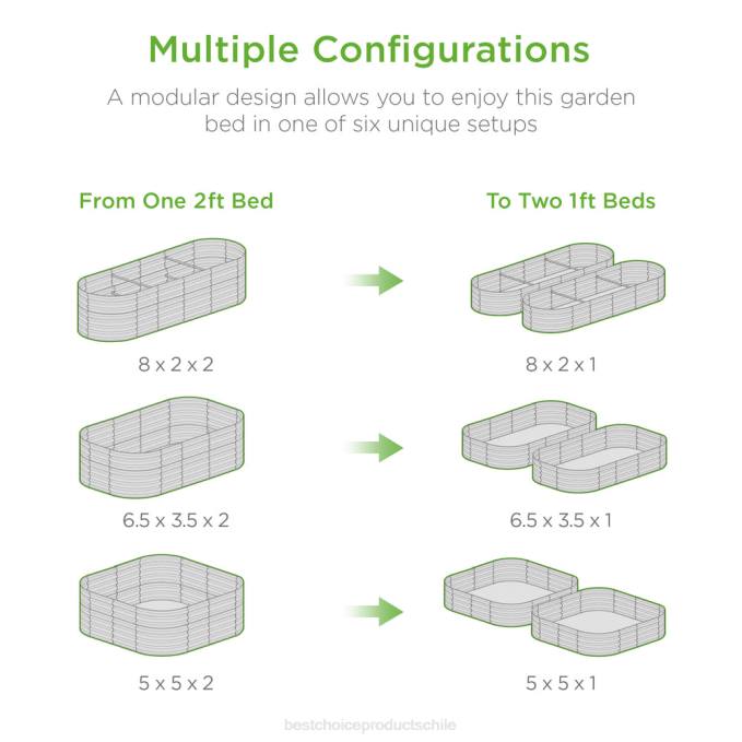 césped y jardín | Best Choice Products Cama de jardín elevada de metal, jardinera ovalada para exteriores para verduras verde oscuro08BN994