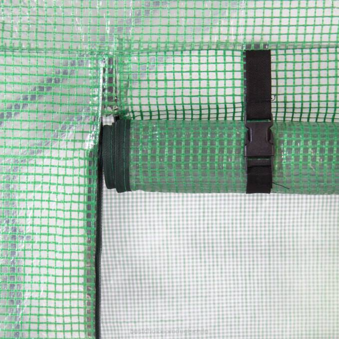 césped y jardín | Best Choice Products Mini invernadero exterior de 3 niveles y 12 estantes verde08BN999