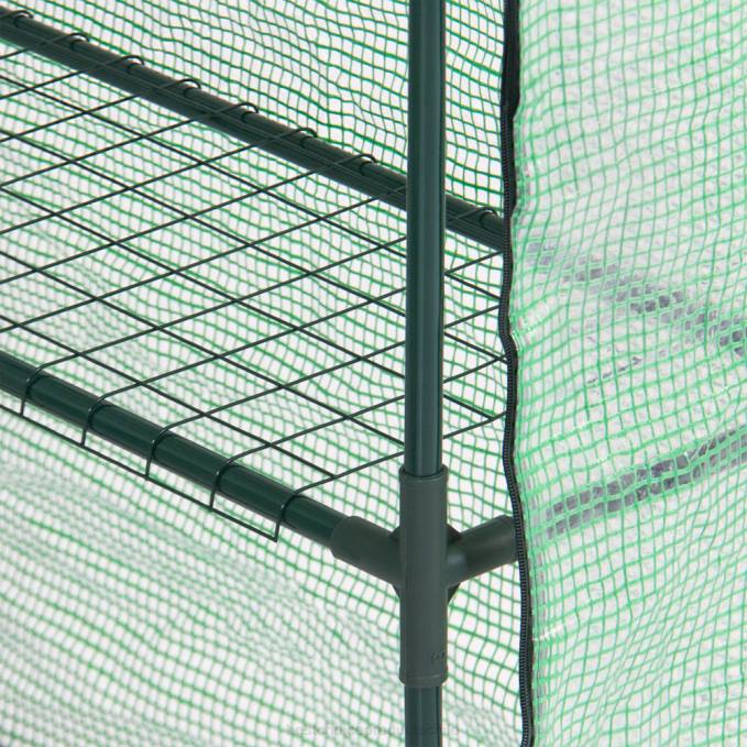 césped y jardín | Best Choice Products Mini invernadero exterior de 3 niveles y 12 estantes verde08BN999