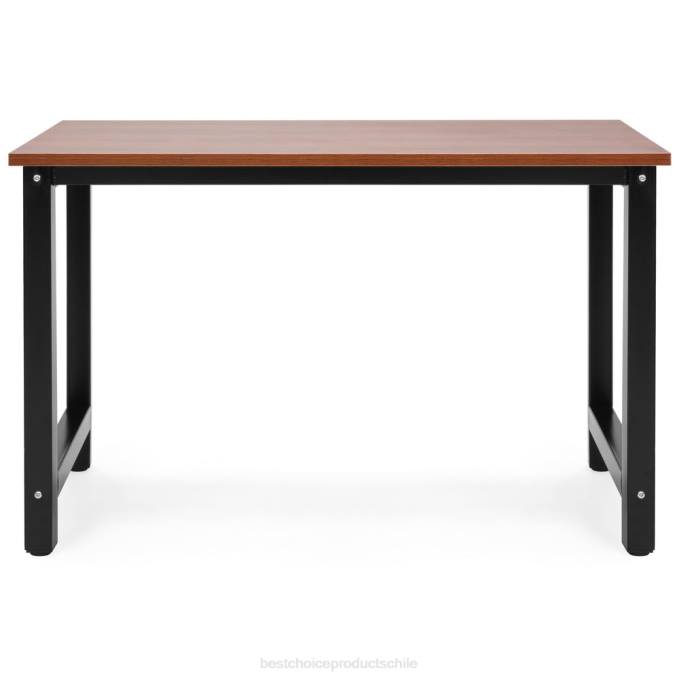 accesorio Best Choice Products Mesa de estación de trabajo de escritorio para computadora de oficina en casa de 47,25x23,5 pulgadas con patas ajustables marrón08BN1274
