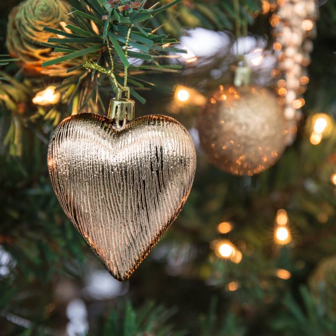 estacional Best Choice Products Juego de 72 adornos navideños hechos a mano e inastillables. oro rosa08BN268