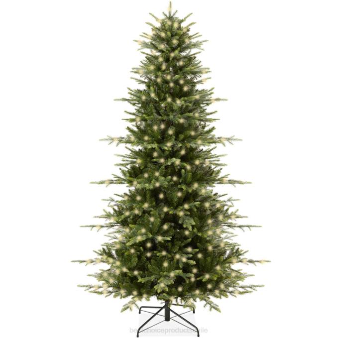 estacional Best Choice Products Árbol de Navidad de abeto noble de álamo artificial preiluminado soporte metálico08BN49