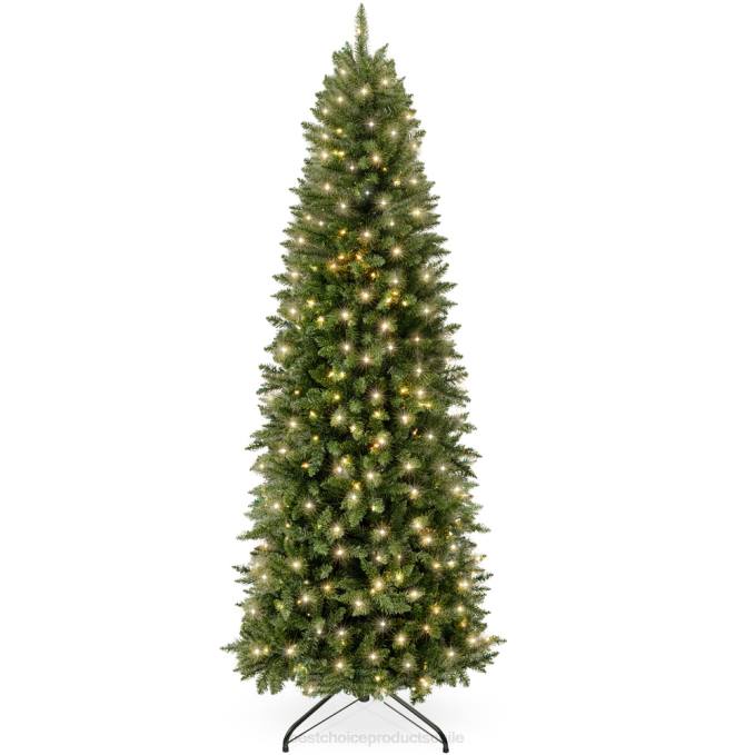 estacional Best Choice Products Árbol de Navidad de abeto preiluminado con luces incandescentes belleza08BN208