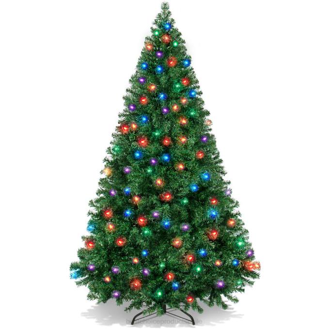 estacional Best Choice Products Árbol de Navidad de pino artificial preiluminado de primera calidad con 1000 puntas y 250 luces LED. multicolor08BN41