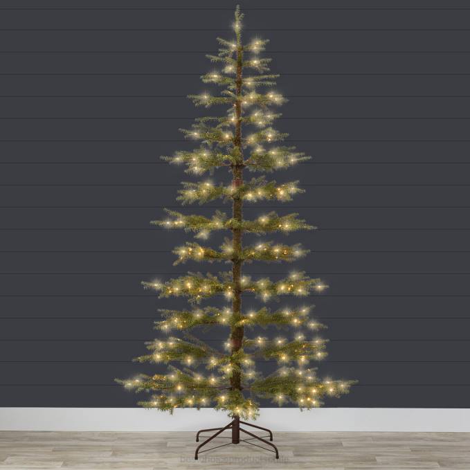 estacional Best Choice Products Árbol de Navidad disperso preiluminado con luces LED 2 en 1, conexión inalámbrica belleza08BN86
