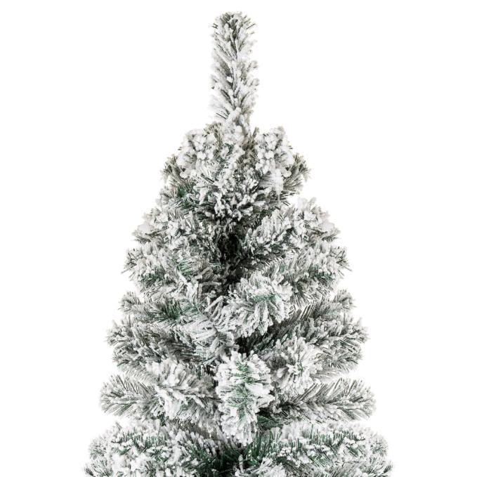 estacional Best Choice Products nieve flocado lápiz artificial árbol de navidad pararse08BN197
