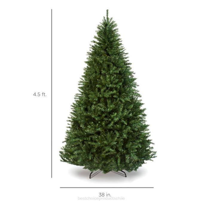 estacional Best Choice Products Árbol de Navidad artificial de abeto completo Douglas con bisagras soporte metálico08BN246