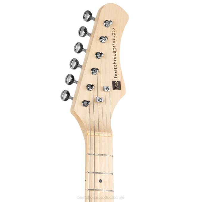 instrumentos musicales | Best Choice Products Kit de iniciación para principiantes de guitarra eléctrica para niños con amplificador de 5w azul claro08BN1082