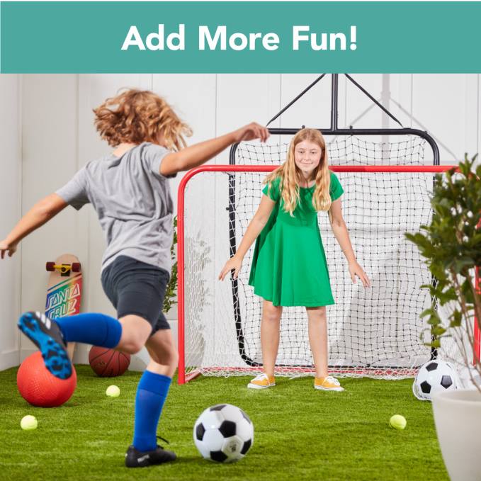 juguete y juego | Best Choice Products Centro deportivo al aire libre de doble cara 5 en 1 con estructura de metal multicolor08BN1028