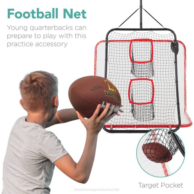 juguete y juego | Best Choice Products Centro deportivo al aire libre de doble cara 5 en 1 con estructura de metal multicolor08BN1028