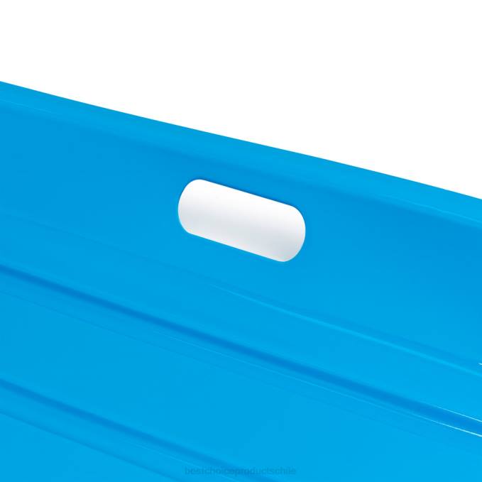 juguete y juego | Best Choice Products Trineo de nieve para trineo de plástico para exteriores para niños con cuerda de tracción y asas azul08BN1008