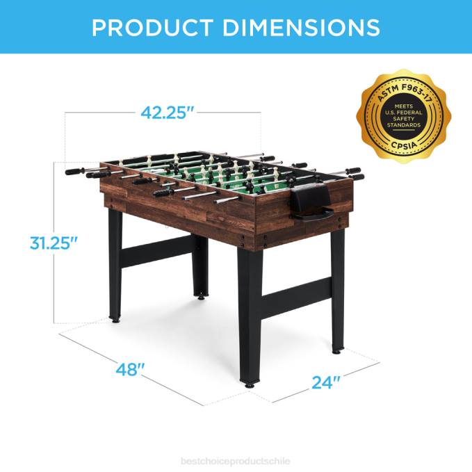 juguete y juego | Best Choice Products Juego de mesa combinado 10 en 1 con billar, futbolín, ping pong y ajedrez madera oscura08BN271