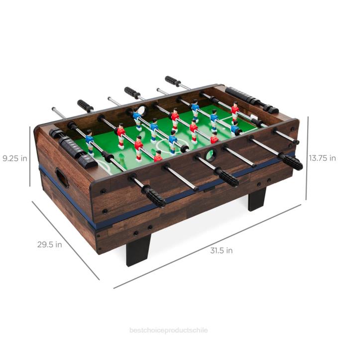 juguete y juego | Best Choice Products Juego de mesa multijuego 4 en 1 con air hockey, tenis de mesa, billar y futbolín madera oscura08BN547