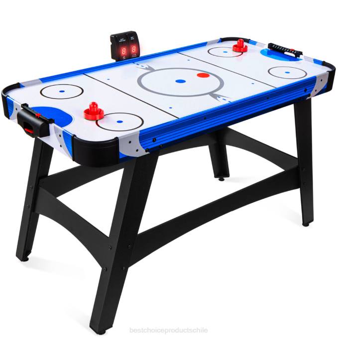 juguete y juego | Best Choice Products mesa de air hockey con 2 discos, 2 paletas y marcador LED multicolor08BN484