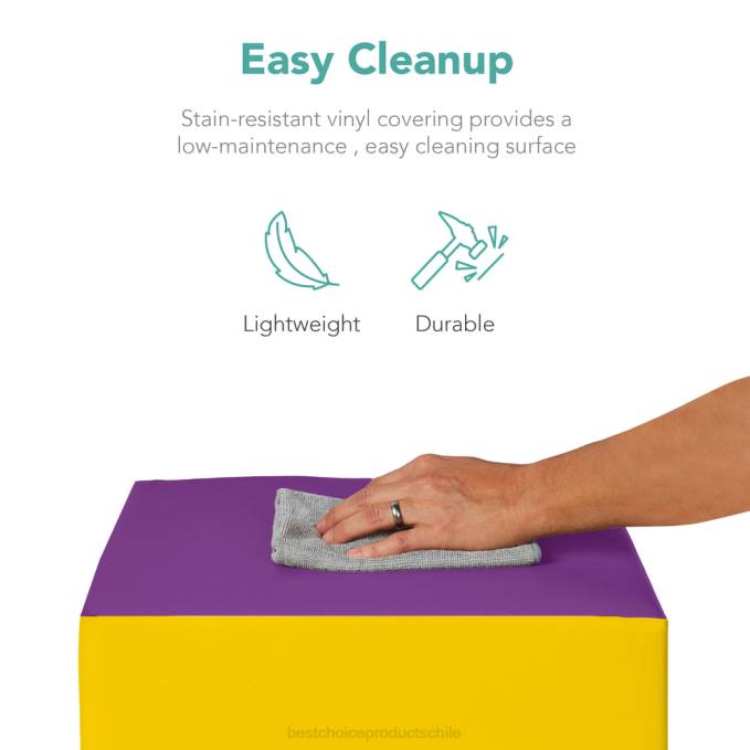 juguete y juego | Best Choice Products Juego de estructura de formas de espuma suave para niños de 5 piezas para escalar y gatear multicolor08BN309