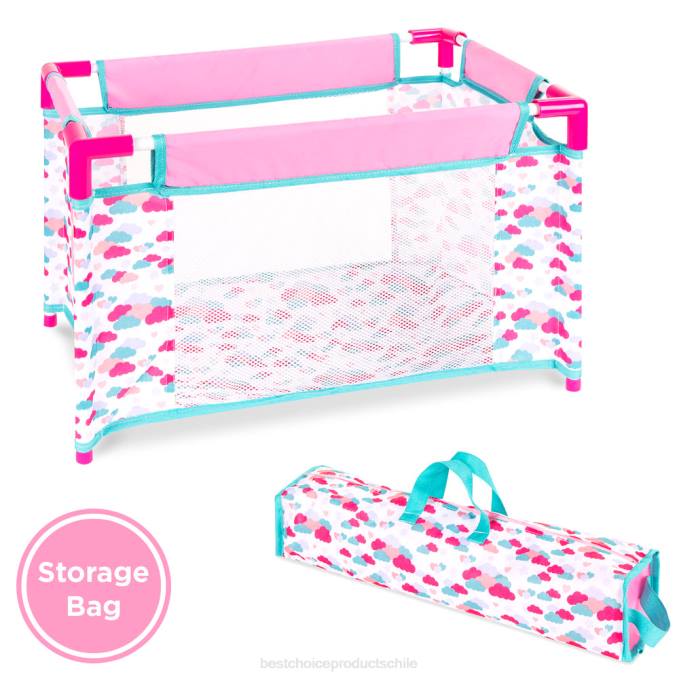 juguete y juego | Best Choice Products Juego de rol de muñeca recién nacida de 15 piezas y 13,5 pulgadas para niños con accesorios rosa08BN323