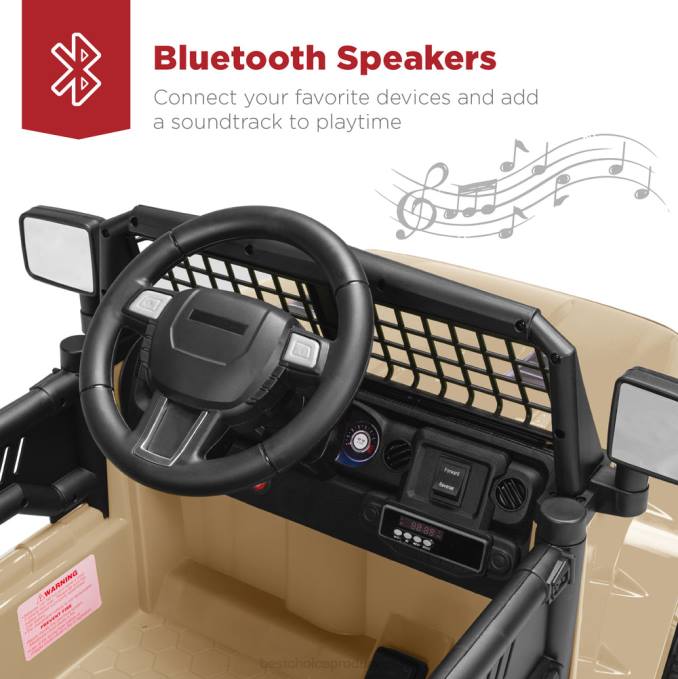 juguete y juego | Best Choice Products Camión para niños de 12 V con control remoto para padres y suspensión de resorte arena08BN493