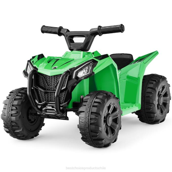 juguete y juego | Best Choice Products Coche quad atv de 4 ruedas para niños de 6 V con velocidad máxima de 1,8 mph y neumáticos con banda de rodadura verde08BN525