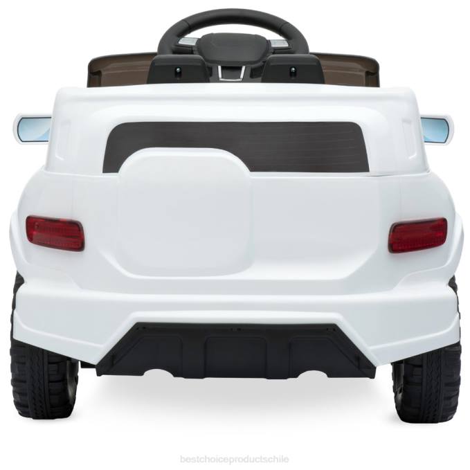 juguete y juego | Best Choice Products Juguete de camión para niños de 6v con control de padres rc, 3 velocidades, luces, bocina blanco08BN1017