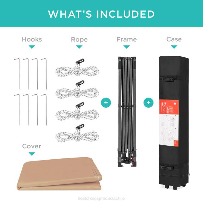 vida al aire libre | Best Choice Products Toldo desplegable instantáneo para una sola persona con bolsa con ruedas broncearse08BN1056