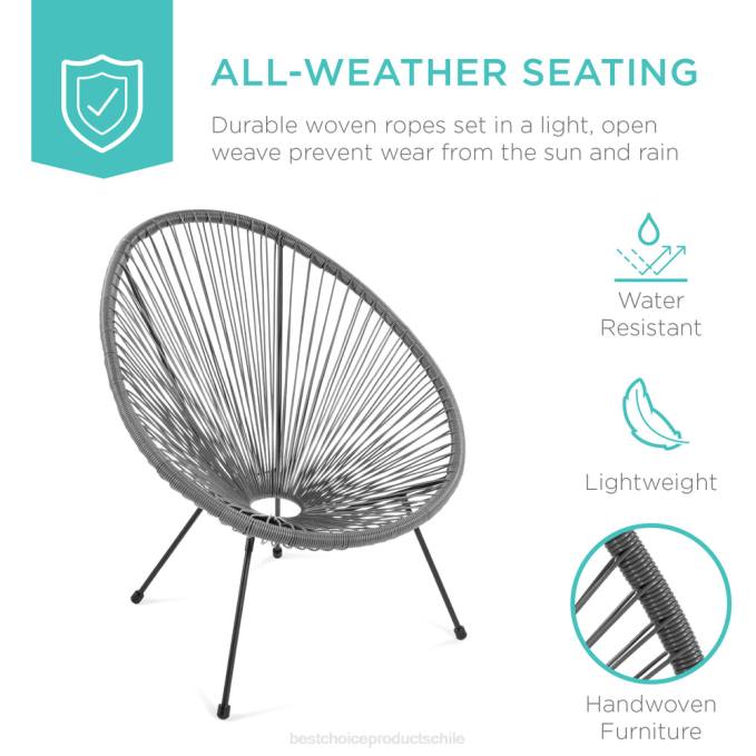 vida al aire libre | Best Choice Products Juego de conversación Acapulco de 4 piezas para todo clima con mesa y sofá de dos plazas gris08BN912