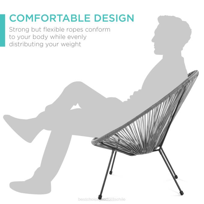 vida al aire libre | Best Choice Products Juego de conversación Acapulco de 4 piezas para todo clima con mesa y sofá de dos plazas gris08BN912