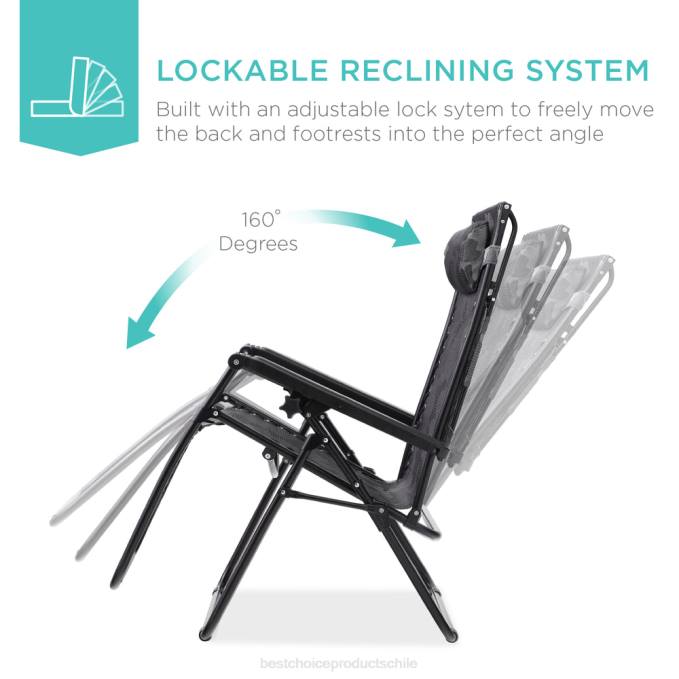 vida al aire libre | Best Choice Products Sillón reclinable plegable de gravedad cero para patio con dosel y bandeja lateral camuflaje08BN788