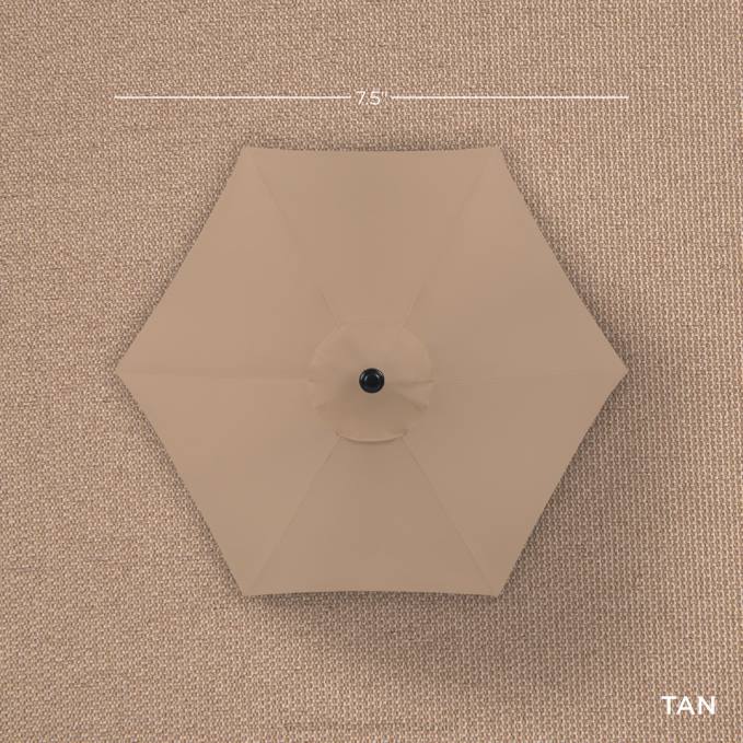 vida al aire libre | Best Choice Products Sombrilla solar para patio al aire libre con botón de inclinación y manivela broncearse08BN857